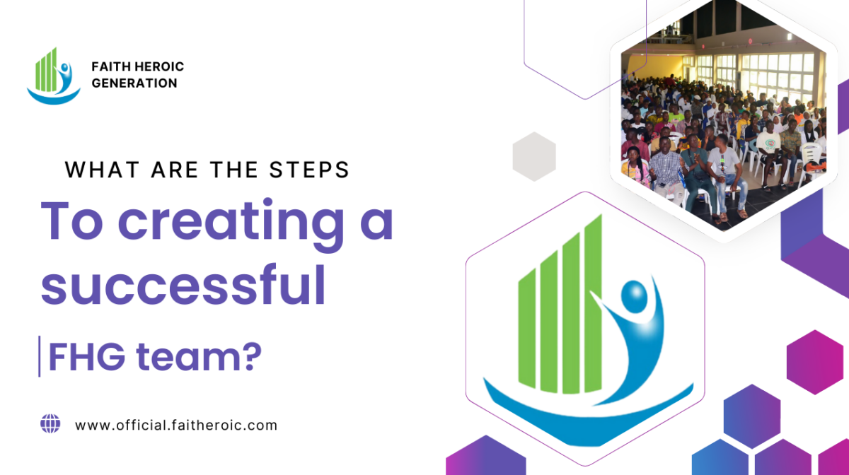 What are the steps to creating a successful FHG team